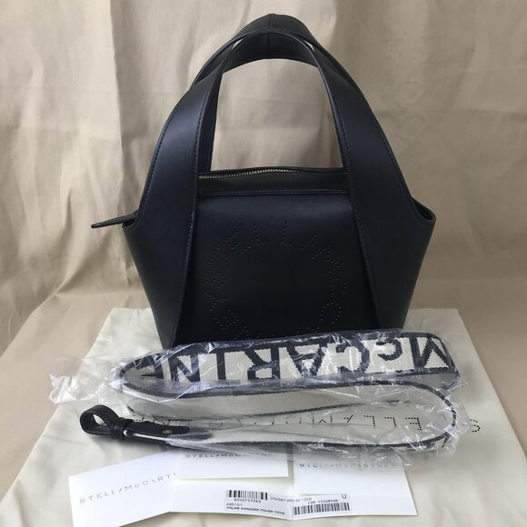 NEW STELLA MCCARTNEY Handbag Shoulder bag In Black - Picture 2 of 15